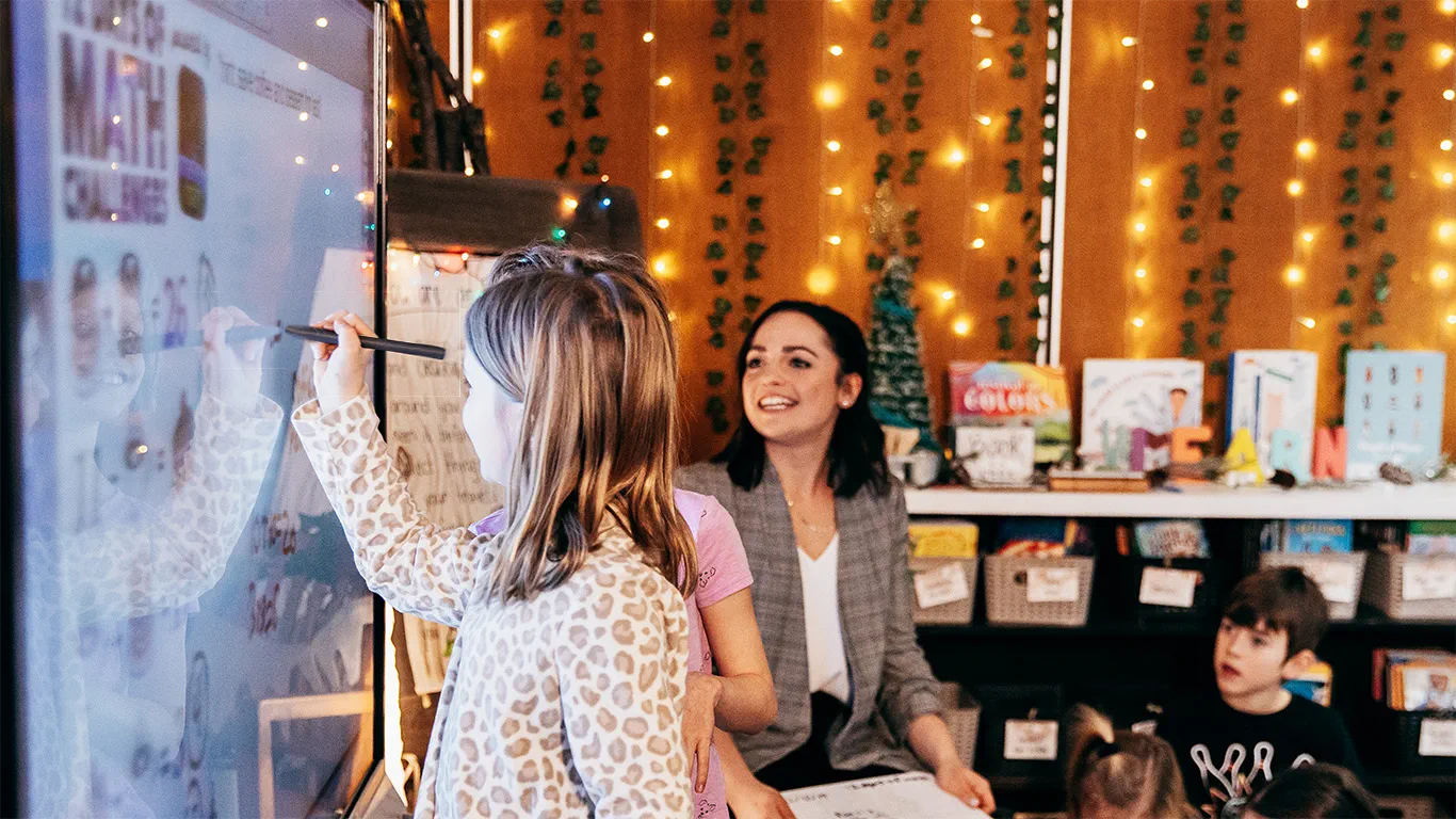 Touch designed for learning